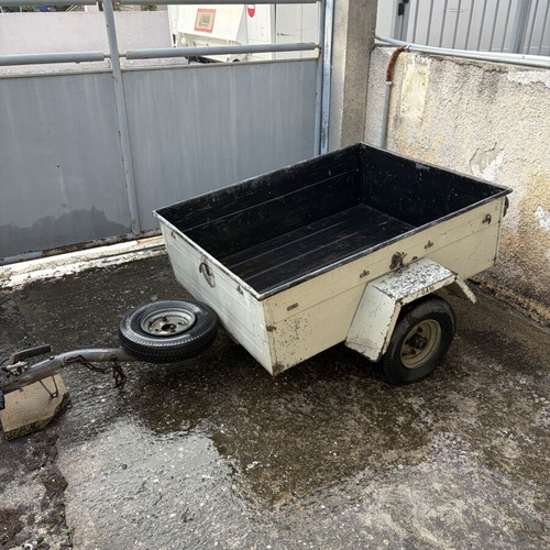Trailer factory-made used, 125x100cm