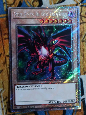 Red Eyes Black Dragon κάρτα Yu-Gi-Oh! σαν καινούργιο