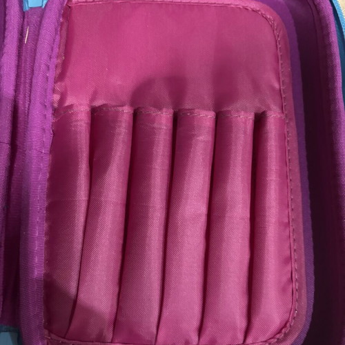 Smiggle pencil case like new, pink with 3D deer design