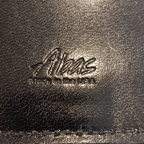 Leather wallet like new, black