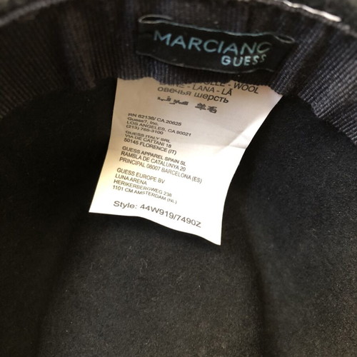 Guess by Marciano wool hat like new, black, size 56 cm