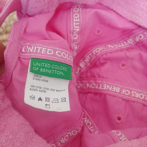 United Colors of Benetton kids pink jockey cap used