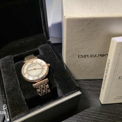Emporio Armani Gianni T-Bar AR1909 women's watch, rose gold