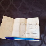 French letter from 1851 used with wax seal and two stamps