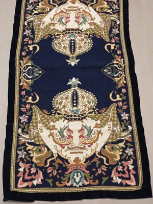 Table linen complete blue color new