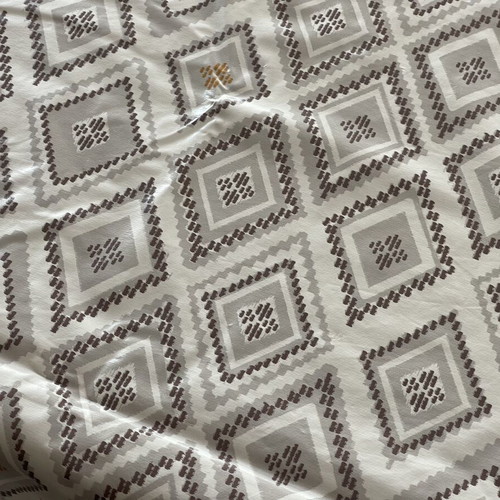 Classic tablecloth with subtle patterns and colors for veranda or garden
