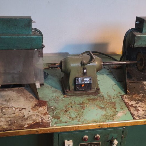 Professional Jewelry Polishing Workbench used with AEG Single-Phase Motor