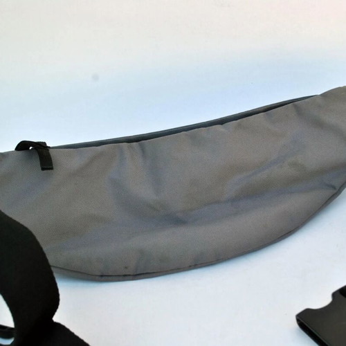 Nike gray bum bag used, nylon polyester waist pack