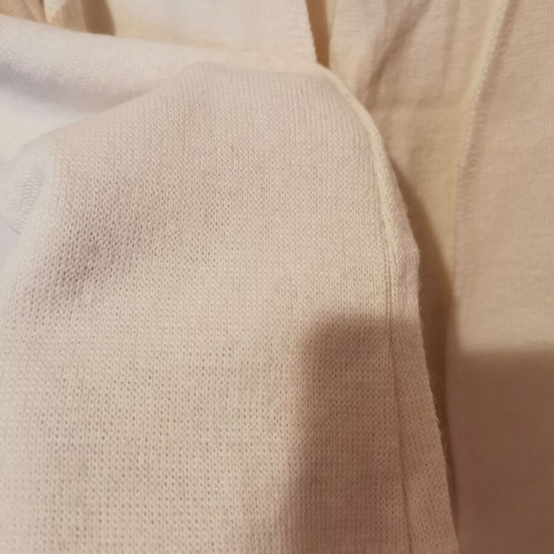 Happening knitted cardigan like new, white/cream, one size