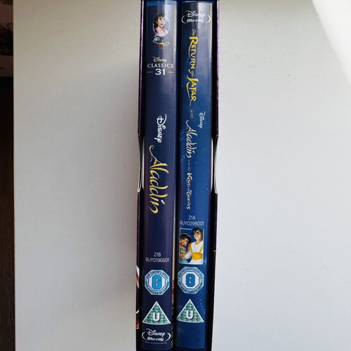 Aladdin 3 Movie Boxset Blu-ray Like New, Greek Dubbed