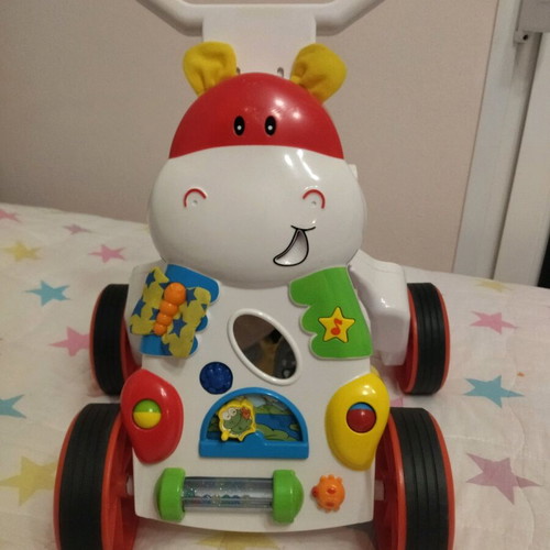 Hippopotamus Push Walker Educational Toy like new