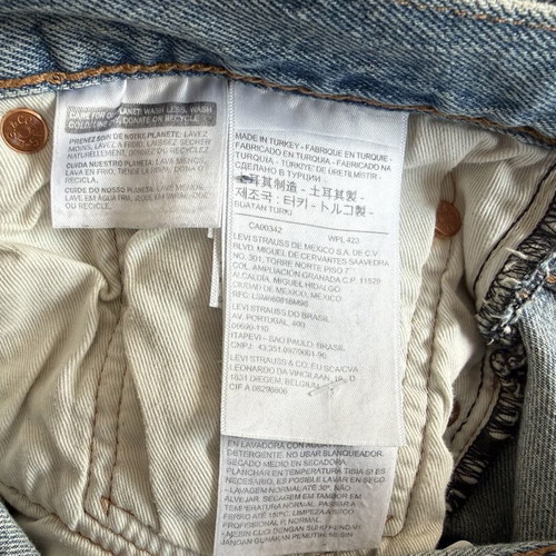Levi's 501 Original and 516 Straight men's jeans new, blue, size 32
