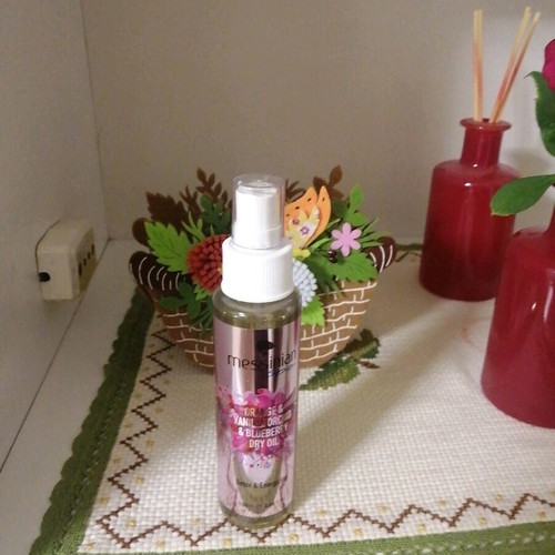 Messinian Spa orange and vanilla orchid and blueberry dry body oil 100ml new