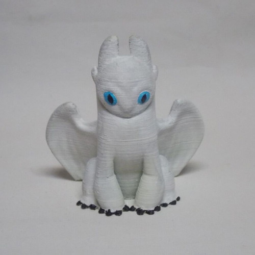 How to Train Your Dragon set white and black dragon new