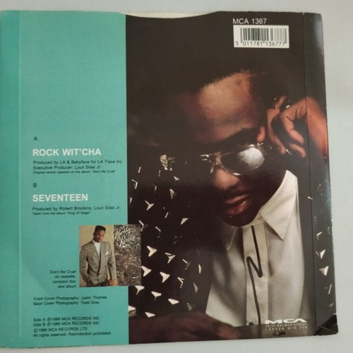 Bobby Brown Rock Wit'Cha 7'' vinyl used