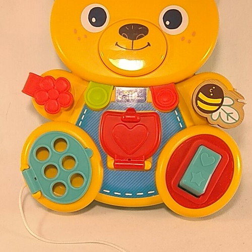 Baby Clementoni Ζωάκι Montessori Baby Bear σαν καινούργιο, κίτρινο για 12+ μηνών