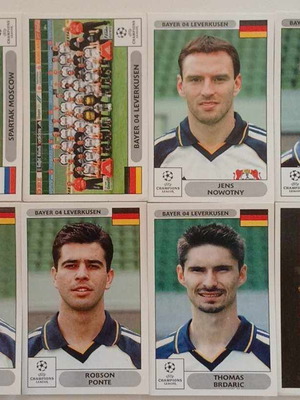 Panini Champions League 2000/2001, 60 διαφορετικά χαρτάκια σαν καινούργια
