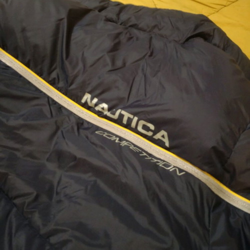 Nautica men's puffer jacket used, size M