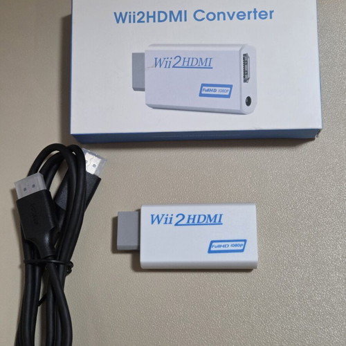 Wii to HDMI converter, 720P/1080P, 3.5mm audio output