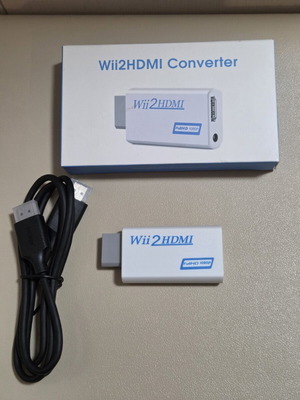 Wii to HDMI converter, 720P/1080P, 3.5mm audio output