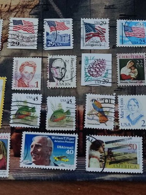 USA stamps new, pack of 28 pieces