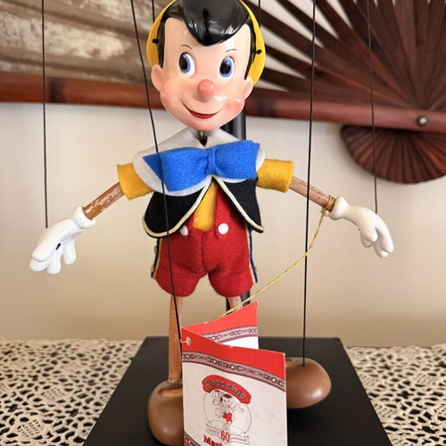 Disney Pinocchio 60th Anniversary Marionette by Bob Baker limited edition like new