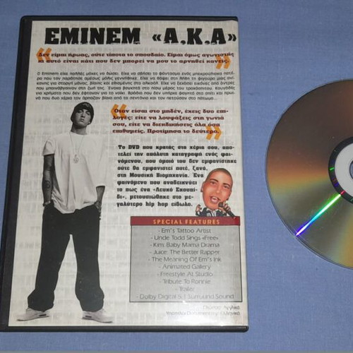 Eminem DVD used, genuine with new case