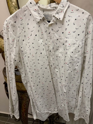 Πουκάμισο Jack & Jones Originals με all-over print, σαν καινούργιο, μέγεθος L