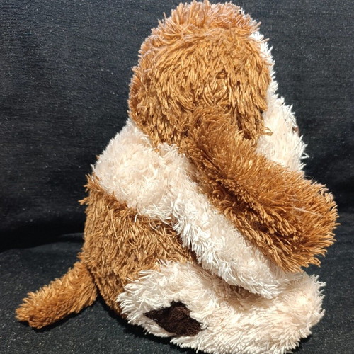 Set of 3 plush toys: dog, bear, and bird