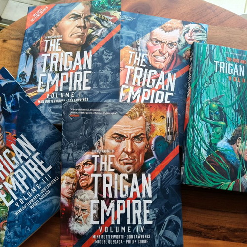 The Trigan Empire 5 volumes like new, Don Lawrence