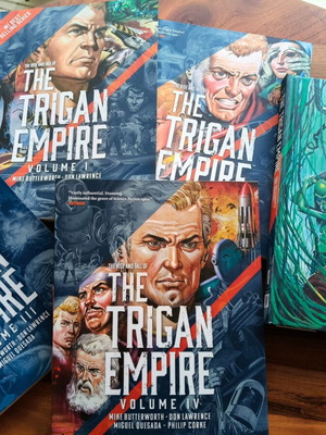 The Trigan Empire 5 volumes like new, Don Lawrence