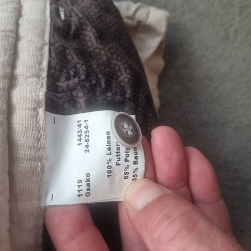 Stil stavristavrev1968 by Mey & Endlich summer set 100% linen pants 54 and shirt XL