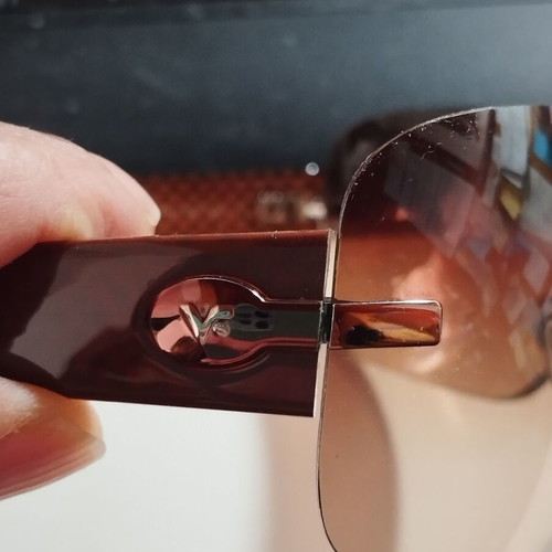 Vogue vintage sunglasses degradé like new, brown
