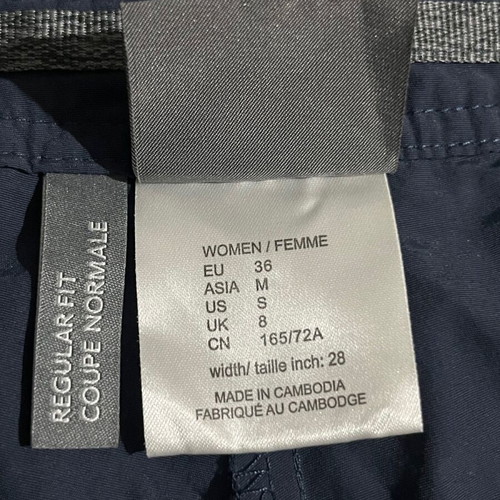 Jack Wolfskin Sorona Skort Women’s size S like new, dark blue