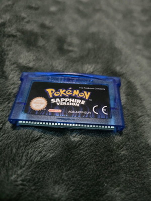 Pokemon Sapphire Version Game Boy Advance like new, reproduction