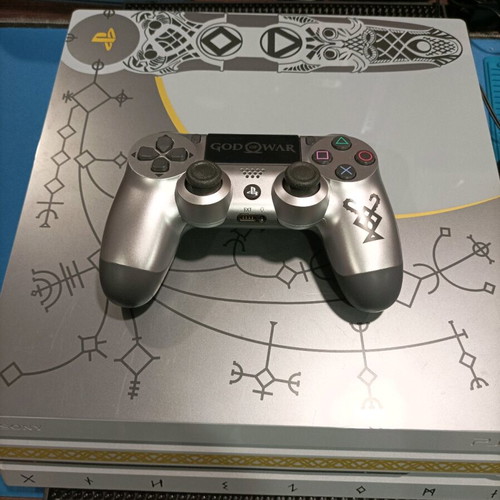 PlayStation 4 Pro God Of War Limited Edition console used 1TB