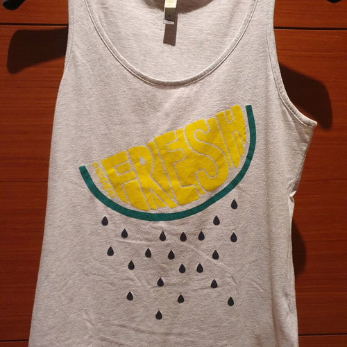 Adidas sleeveless shirt like new, gray, size M