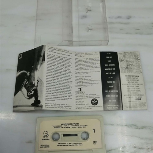 Aerosmith Pump 1989 cassette tape, rock
