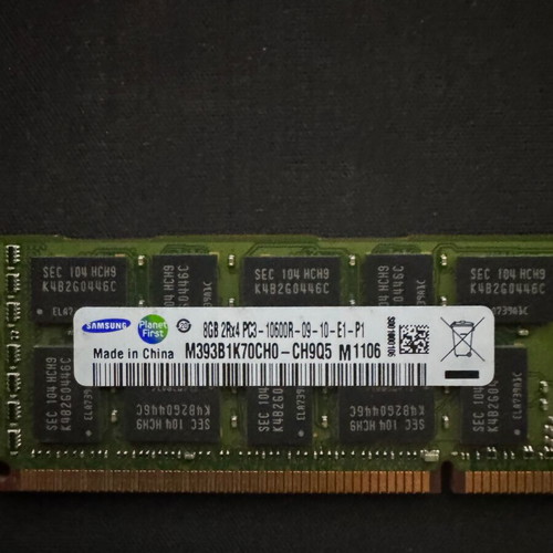 Samsung 32GB RAM (4x8GB) DDR3-1333MHz for server like new
