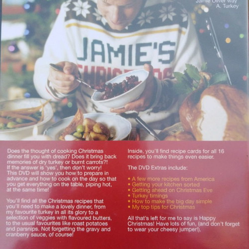 Jamie Oliver Jamie's Christmas DVD used without Greek subtitles