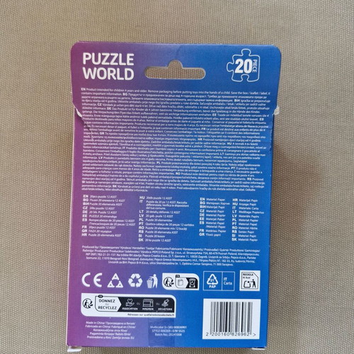 Peppa Pig and Underwater World puzzles like new, 4+ years