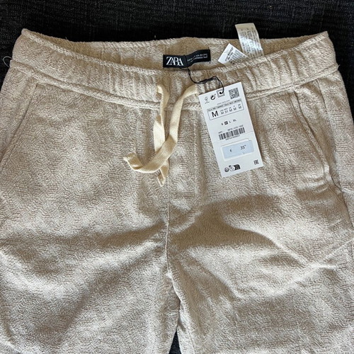 Zara pants new, beige, size medium