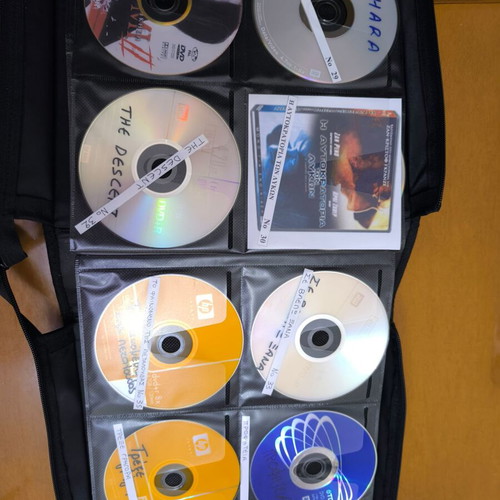 CD - DVD Carrying Case 240 Slots Used
