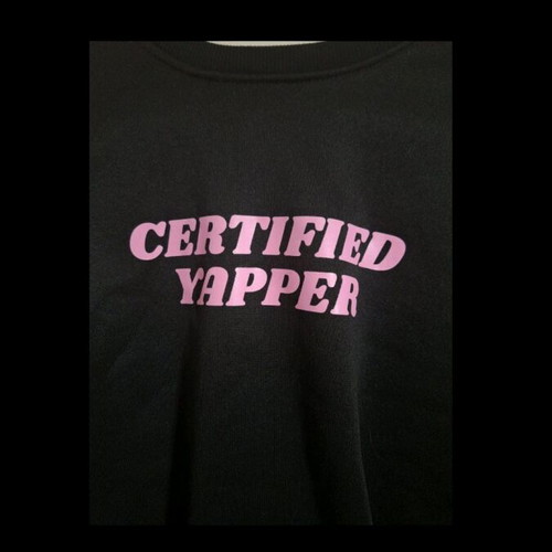Warm hoodie size M, black and pink