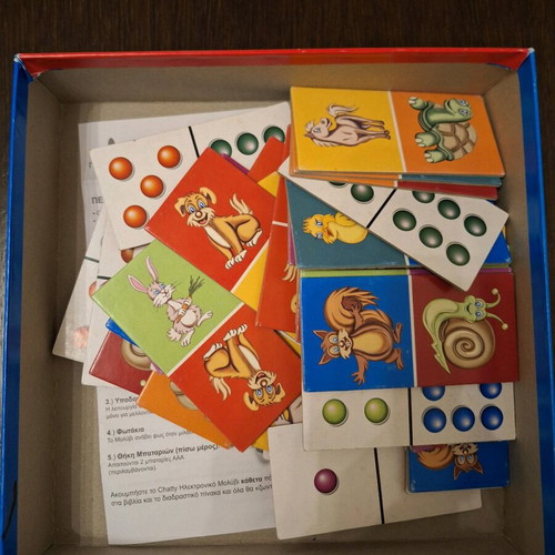 Domino 2 in 1 educational game like new Desyllas