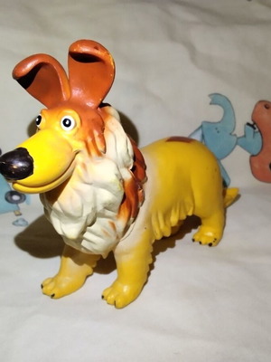 Boley Toddler Farm Bath Toy Dog used, silicone, 15-17 cm, floatable