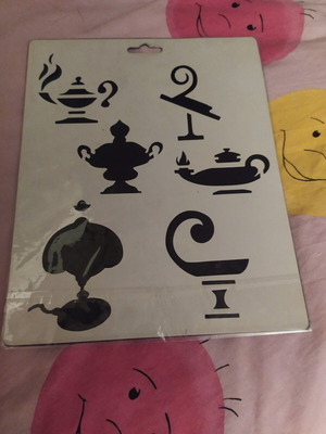 Rayher stencil with amphora designs new