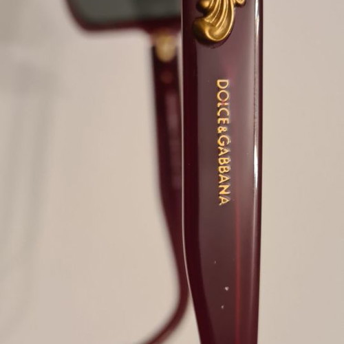 D&G burgundy sunglasses used