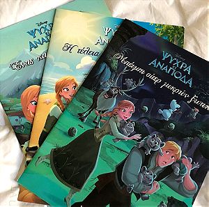 FROZEN σετ 3 βιβλίων για κορίτσια