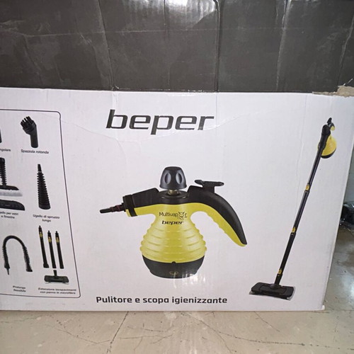 Ατμοκαθαριστής Beper με αξεσουάρ, ελάχιστα χρησιμοποιημένος